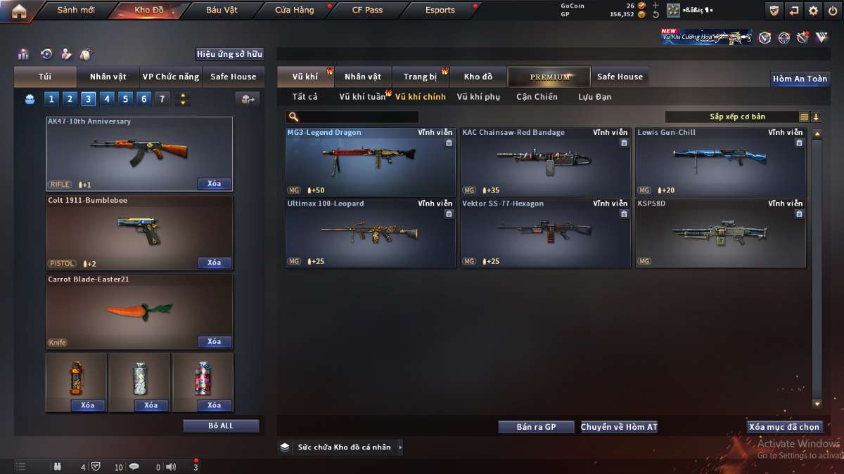 shop acc cf uy tin gia re